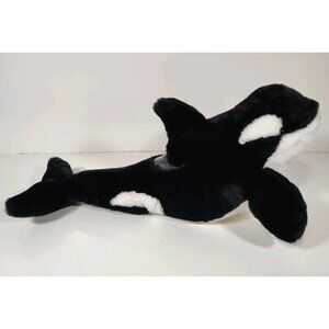 Wild Republic Orca Killer Whale 19" Realistic Plush Stuffed Animal 2023 Sea Life